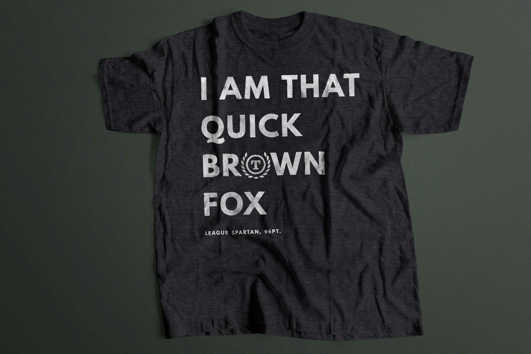 The Quick Brown Fox Tee was just one of the many pieces of merch over the years, designed & sold exclusively to our audience.